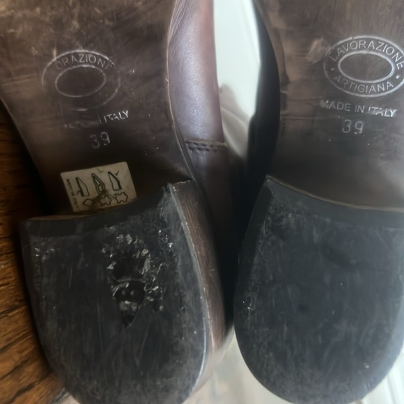 Lavorazione Artigiana leather boots in charcoal color size 39 Great condition - Picture 8 of 9